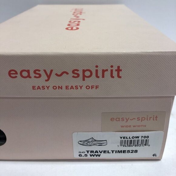 Easy Spirit Women’s TravelTime, Yellow Slip-On Mules, Size 6.5 WW. - Picture 6 of 6